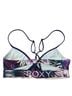 Roxy Floral Purple Blue Swimsuit Top Size M - photo 2
