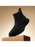 Vivaia 100% Recycled Plastic Solid Black Boots Size 8 - photo 4