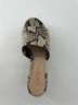 Schutz 100% Leather Snake Print Tan Sandals Size 10 - photo 4