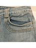 Gap 100% Cotton Solid Blue Denim Skirt Size 2 - photo 5