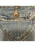 Gap 100% Cotton Solid Blue Denim Skirt Size 2 - photo 4