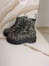 Dr. Martens 100% Leather Animal Print Multi Color Ankle Boots Size 7 - photo 3
