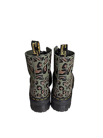 Dr. Martens Sinclair Distorted Leopard Print Platform  Ankle Boots (view 2)