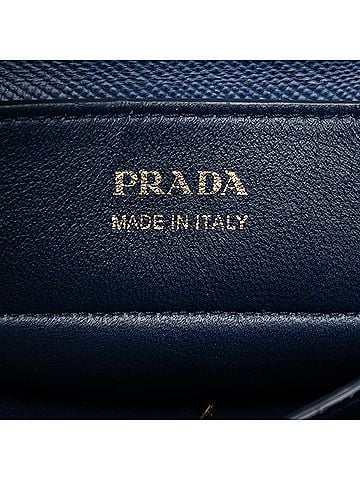 Prada Large Canapa and Saffiano Double Satchel (view 2)