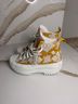 Converse Floral Yellow White Sneakers Size 7 - photo 3