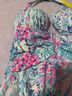 Lilly Pulitzer Floral Blue Pink One Piece Swimsuit Size 8 - photo 6