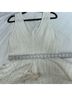 Sandro 65% Polyester 35% Cotton 100% Cotton White Casual Dress Size L - photo 6