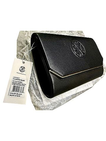 CXL by Christian Lacroix Madison Leather Clutch (view 2)