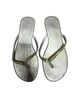 Aldo 100% Other Solid Gold Flip Flops Size 7 1/2 - photo 1