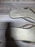 Aldo 100% Other Solid Gold Flip Flops Size 7 1/2 - photo 3