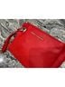 French Connection Red Leather Clutch One size - photo 3