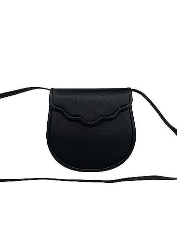 Yves Saint Laurent YVES SAINT LAURENT Vintage Leather Shoulder Bag/Pouch/Sacoche, Black, 80235 (view 1)