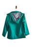 Talbots 100% Polyester 100% Polyester Teal Raincoat Size P (petite) - photo 2