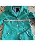 Talbots 100% Polyester 100% Polyester Teal Raincoat Size P (petite) - photo 4