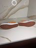 Vans 100% Canvas Checkered-gingham Orange White Sneakers Size 7 - photo 5