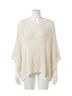 Davi & Dani White Send A Message Mesh Sweater in White Size 3X - photo 1