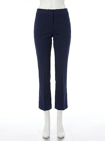 Nic + Zoe Plaza Demi Boot Cotton Pant in Dark Indigo (view 1)