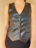 Melissa Nepton Solid Black Liddy Vest in Black Size M - photo 3
