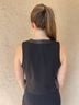 Melissa Nepton Solid Black Liddy Vest in Black Size M - photo 5