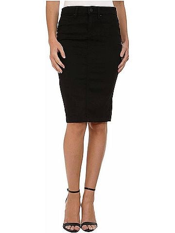 Blank NYC Women's Pencil Knee Length Skirt in Nightchild (view 2)