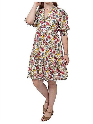Ivy Jane Parisian Paisley Dress in Multi (view 2)