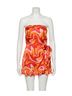 Day + Moon Orange Lizzie Ruffled Romper in Orange Multi Size L - photo 1