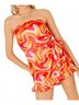 Day + Moon Orange Lizzie Ruffled Romper in Orange Multi Size L - photo 3