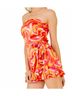 Day + Moon Orange Lizzie Ruffled Romper in Orange Multi Size S - photo 4