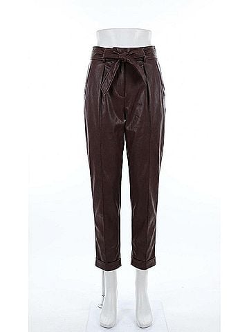Blank NYC Faux Leather Pants in Grape Shake (view 1)