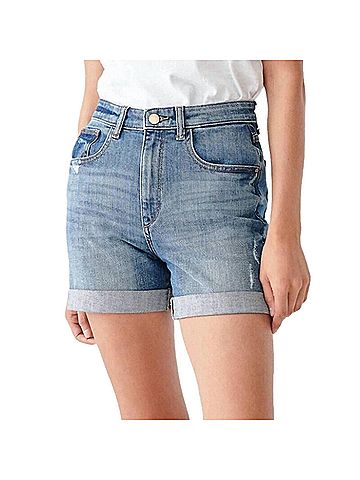 DL1961 Cecilia Classic Short in Lambert (view 2)