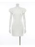 TCEC Solid White Open Back Dress in White Size M - photo 1