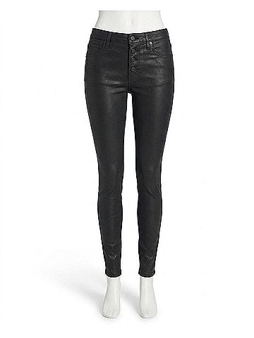 Blank NYC Great Jones Faux Leather Skinny Pants in Daddy Soda (view 1)