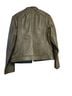 Cole Haan 100% Lambskin Green Leather Jacket Size L - photo 2