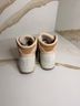 Reebok 100% Leather Tan White Sneakers Size 7 - photo 4