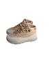 Reebok 100% Leather Tan White Sneakers Size 7 - photo 1
