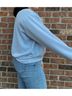 Davi & Dani Blue Elevated Florals Top in Light Blue Size 1X - photo 3