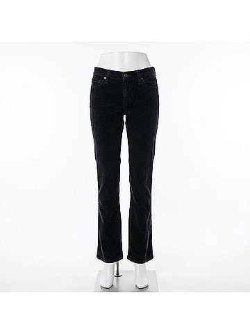 AG Jeans Angel Bootcut Corduroy Pants in Black (view 1)