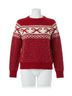 Bluivy Red Holiday Crewneck Sweater in Ruby Size M - photo 1