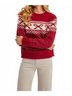 Bluivy Red Holiday Crewneck Sweater in Ruby Size M - photo 4