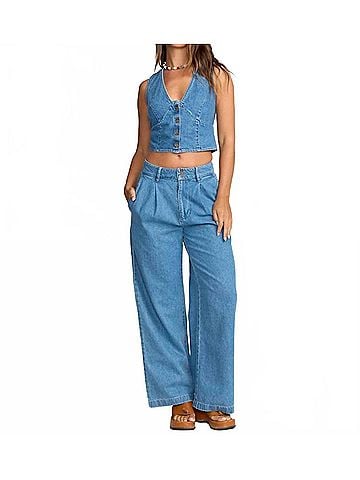 Billabong Wave Washed Pant in Salt Washed (view 2)
