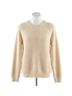 Bluivy White Crochet Lace Open Back Pullover Sweater in Cream Size L - photo 1