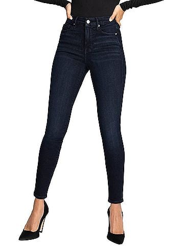 Good American Good Legs Skinny Fit Jean in Blue (view 2)