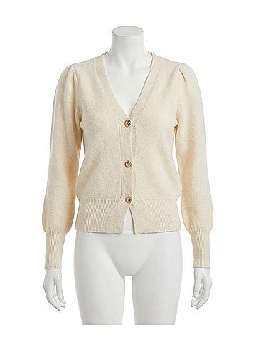 Bluivy Kolbe Cardigan in Ivory (view 1)