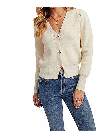 Bluivy Kolbe Cardigan in Ivory (view 2)