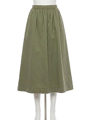 Velvet by Graham & Spencer Sophia Midi Skirt in Axe (view 1)
