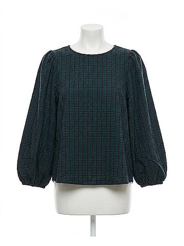 She + Sky Blaire Woven Top in Green (view 1)