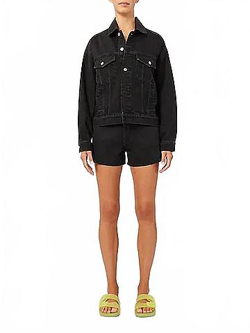 DL1961 Women's Cecilia Short in Black (view 2)