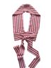 Cider 100% Acrylic Stripes Red Pink White Sleeveless Top Size L - photo 2