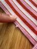 Cider 100% Acrylic Stripes Red Pink White Sleeveless Top Size L - photo 7