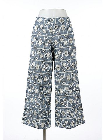 Ivy Jane Embroidered Wide Leg Pant in Indigo (view 1)